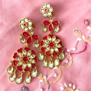 Amrita Singh Indian Designer Chandelier Earrings
